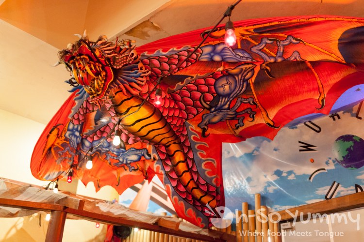 red dragon at World Curry in Pacific Beach San Diego red dragon at World Curry in Pacific Beach San Diego