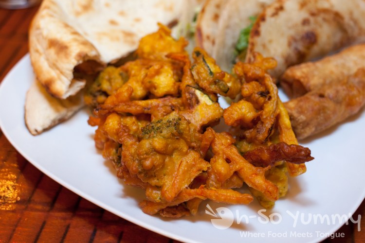 vegetable pakora at World Curry in Pacific Beach vegetable pakora at World Curry in Pacific Beach