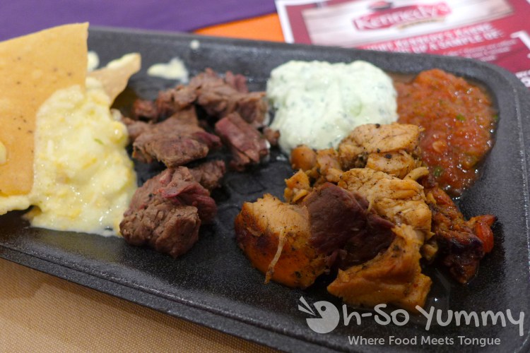 Kennedy's Karne chicken and carne asada Kennedy's Karne chicken and carne asada