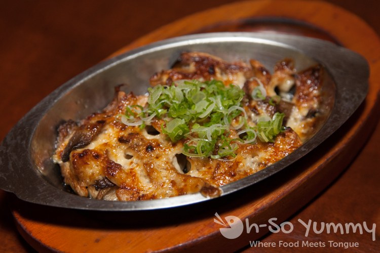 baked bay scallop and shimeji mushrooms at Yu Me Ya Sake House baked bay scallop and shimeji mushrooms at Yu Me Ya Sake House