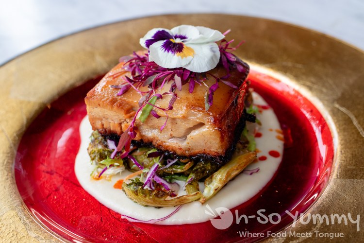 Pork Belly at Butcher's Cut in San Diego gaslamp quarter Pork Belly at Butcher's Cut in San Diego gaslamp quarter