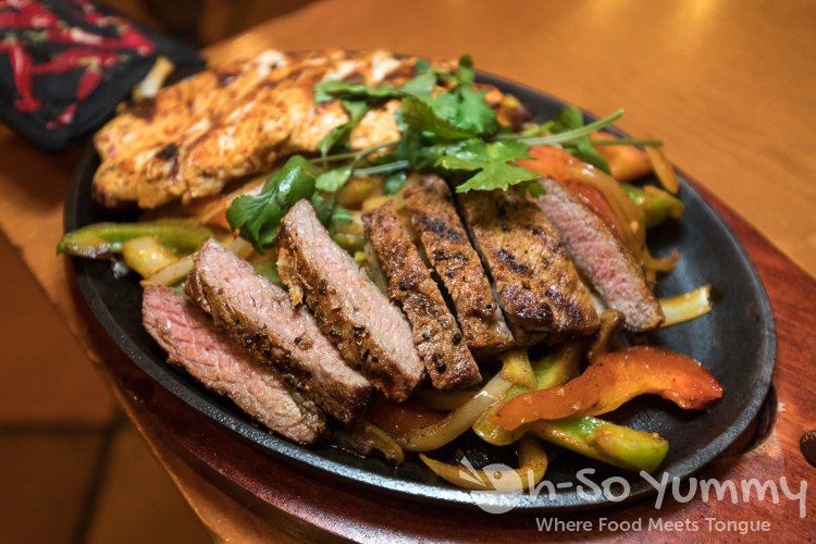 Beef and Chicken Fajitas at Casa Sol y Mar Beef and Chicken Fajitas at Casa Sol y Mar
