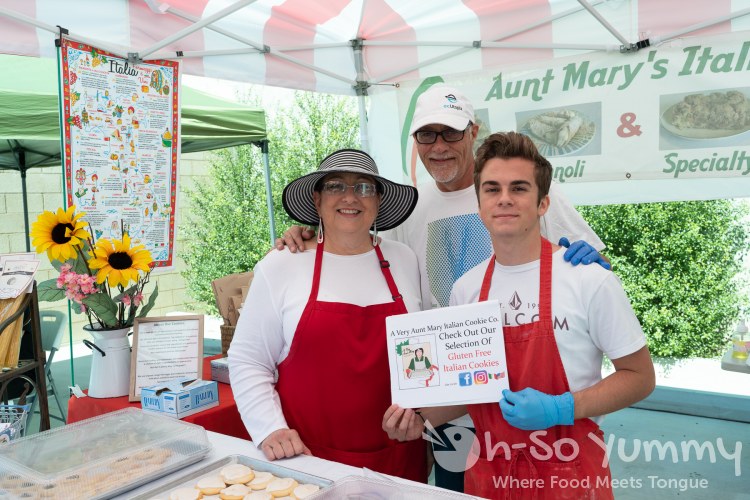 A Very Aunt Mary italian cookies at the farmer's market A Very Aunt Mary italian cookies at the farmer's market