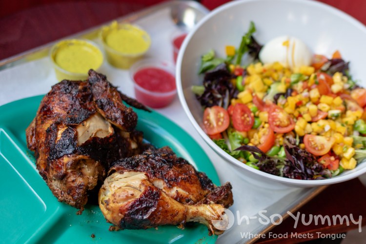 chicken and salad from Cravin Food Done Right in Columbia Maryland chicken and salad from Cravin Food Done Right in Columbia Maryland