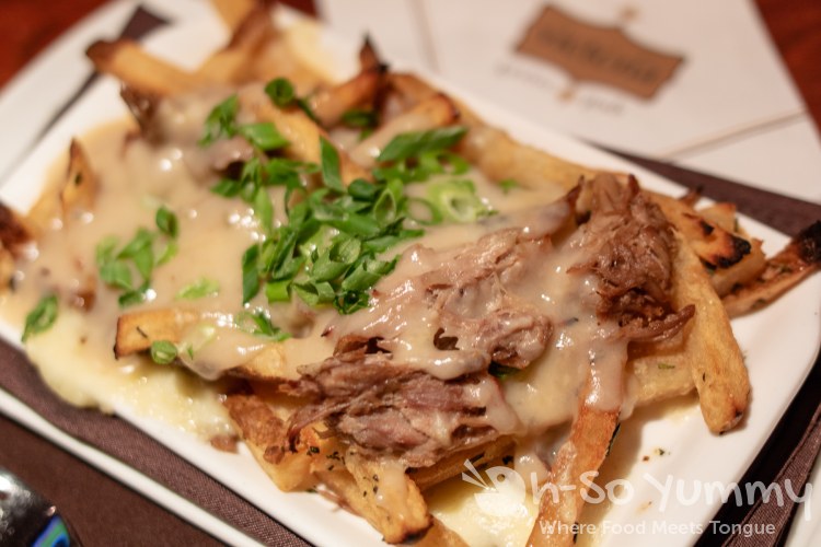 poutine from Victoria's Gastro Pub in Columbia Maryland poutine from Victoria's Gastro Pub in Columbia Maryland