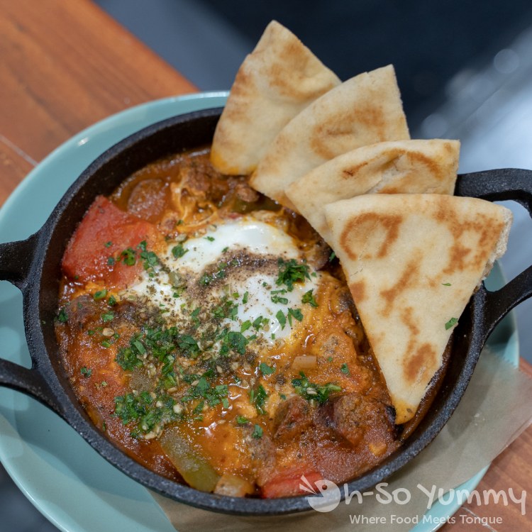 Shakshouka at Medina Moroccan Baja Kitchen in San Diego Shakshouka at Medina Moroccan Baja Kitchen in San Diego