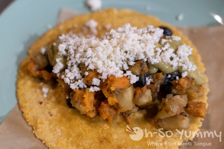 Veg taco Medina Moroccan Baja Kitchen in San Diego Veg taco Medina Moroccan Baja Kitchen in San Diego