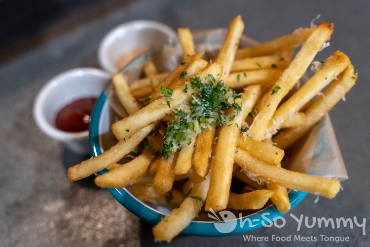 Parmesan Fries at Medina Moroccan Baja Kitchen in San Diego Parmesan Fries at Medina Moroccan Baja Kitchen in San Diego