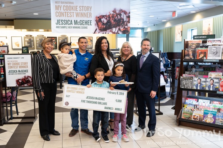 McGehee family with Barnes and Noble team McGehee family with Barnes and Noble team