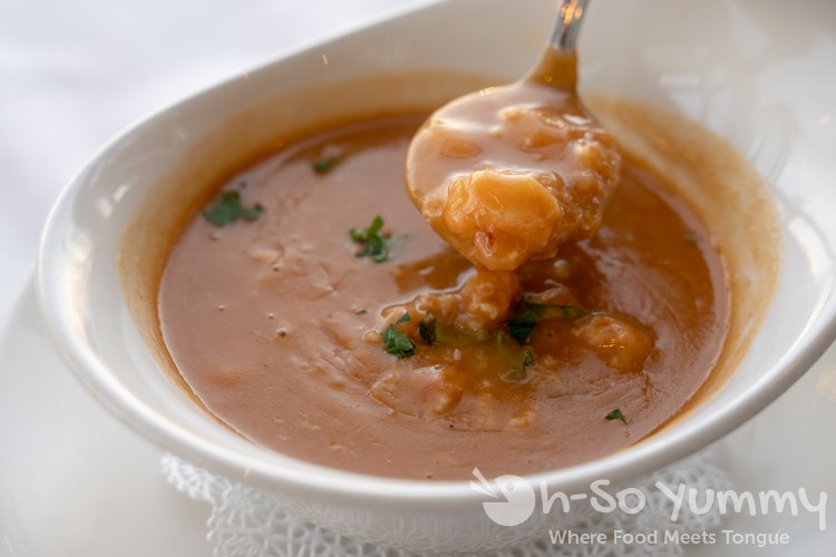 Lobster Bisque at Peohe's, a Chart House Restaurant in San Diego Lobster Bisque at Peohe's, a Chart House Restaurant in San Diego