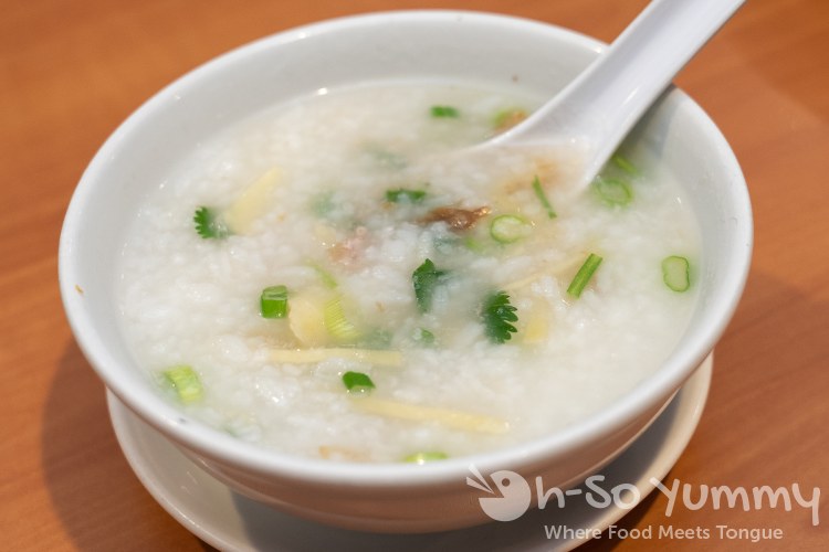 Beef Porridge portion of Bo 7 Mon at Phuong Trang in San Diego Beef Porridge portion of Bo 7 Mon at Phuong Trang in San Diego