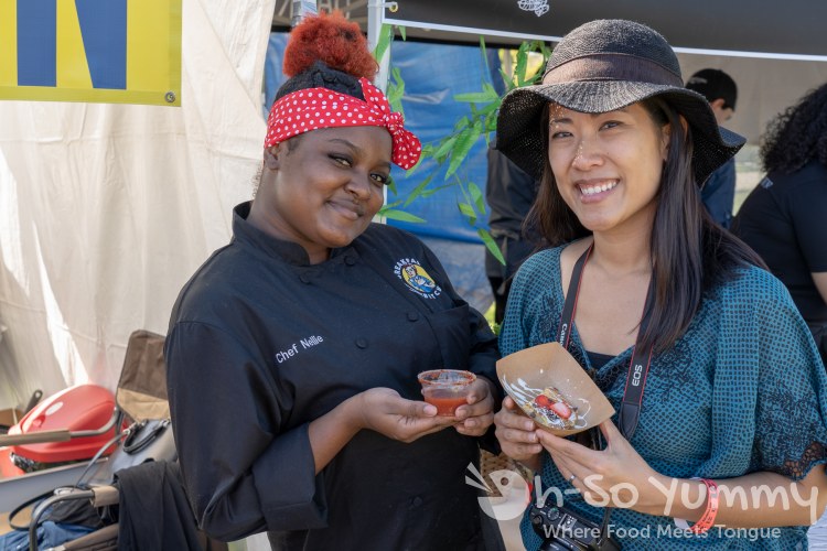 Chef Nellie from Breakfast Bitch at San Diego Reader Brunch and Booze Chef Nellie from Breakfast Bitch at San Diego Reader Brunch and Booze