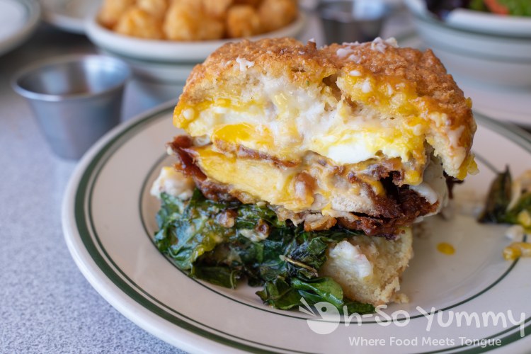 Fried Chicken Biscuit Sandwich at Royale Cocktails and Hamburgers Fried Chicken Biscuit Sandwich at Royale Cocktails and Hamburgers