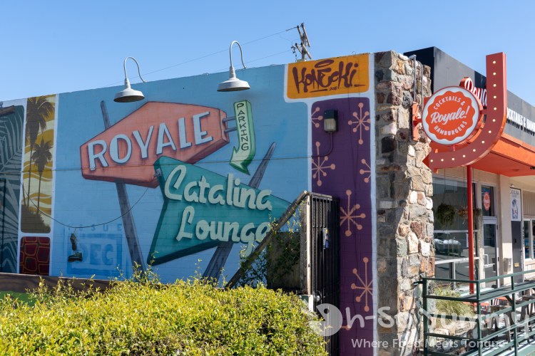 Wall Art at Royale Cocktails and Hamburgers Wall Art at Royale Cocktails and Hamburgers