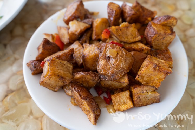 Side of potatoes at Shorehouse Kitchen in La Jolla Side of potatoes at Shorehouse Kitchen in La Jolla