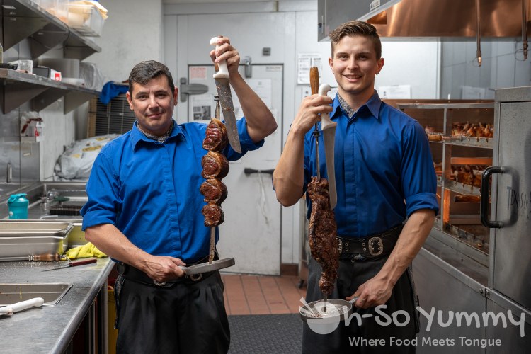 Meat on a Skewer at Texas de Brazil Churrascaria Steakhouse in Carlsbad Meat on a Skewer at Texas de Brazil Churrascaria Steakhouse in Carlsbad