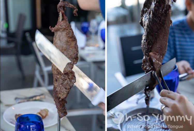 skewers at Texas de Brazil churrascaria in The Shoppes at Carlsbad skewers at Texas de Brazil churrascaria in The Shoppes at Carlsbad