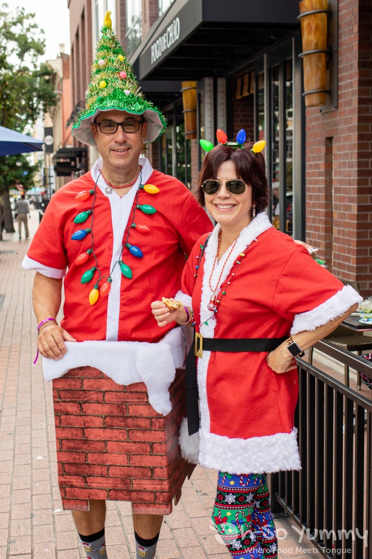 Santa Run participants at toast of gaslamp 2019 Santa Run participants at toast of gaslamp 2019
