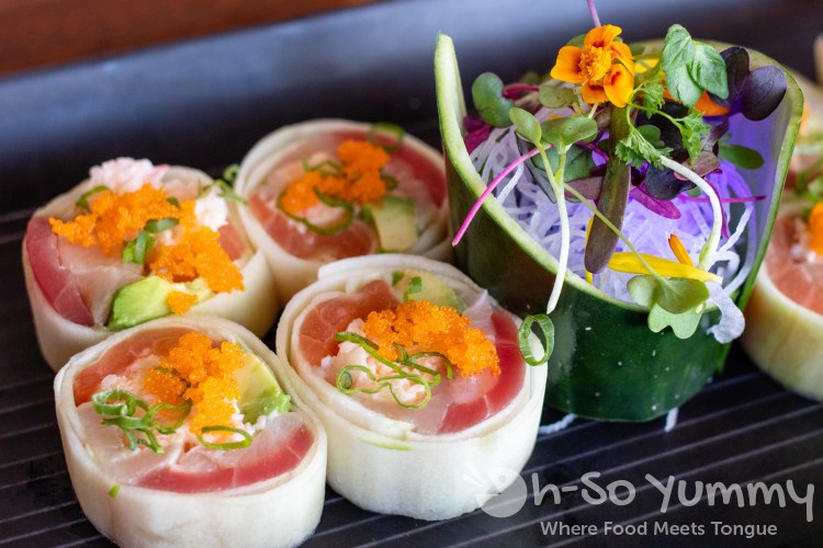 sushi roll at Umami Japanese in North City San Marcos sushi roll at Umami Japanese in North City San Marcos