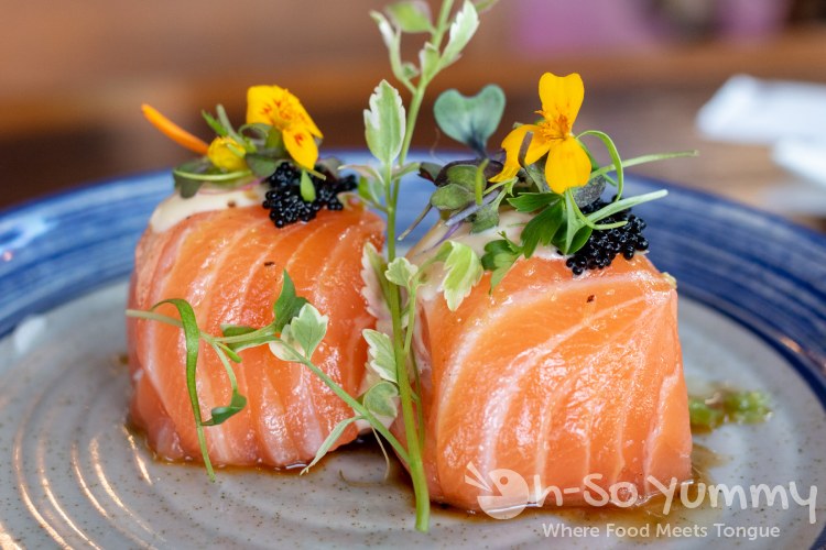 salmon at Umami Japanese in North City San Marcos salmon at Umami Japanese in North City San Marcos