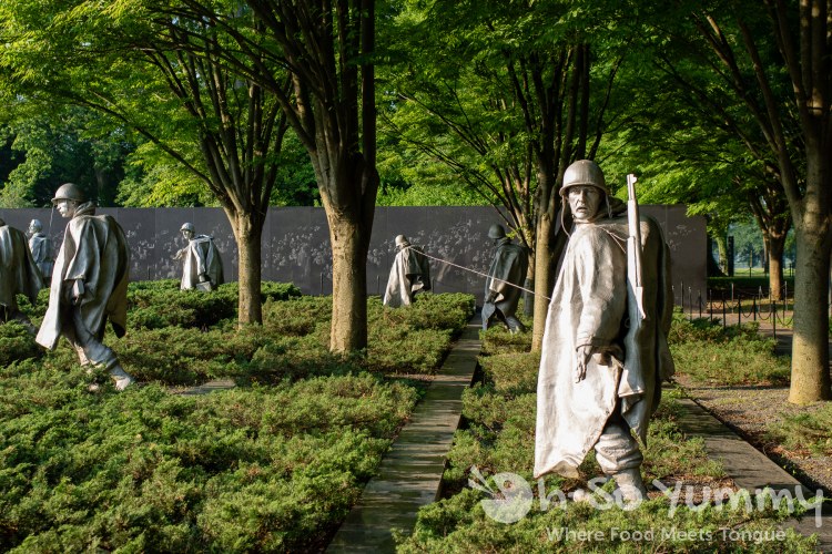 Korean War Veterans Memorial in Washington DC Korean War Veterans Memorial in Washington DC